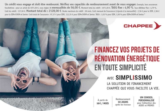 Prêt financement chaudière et pompe à chaleur