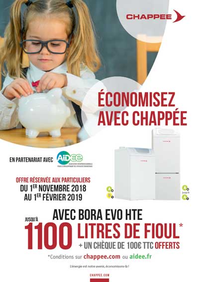 Visuel pour l'opération AIDEE chaudière fioul Bora Evo HTE